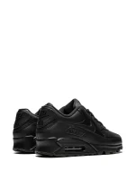 Nike Air Max 90 Leather Triple Black - Image 2