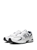 New Balance 530 White Silver Navy - Image 3