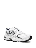 New Balance 530 White Silver Navy - Image 2