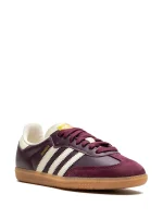 adidas Samba OG Maroon Gold Metallic - Image 3