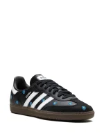 adidas Samba Light Blue Floral Core Black - Image 2