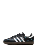 adidas Samba Light Blue Floral Core Black - Image 5
