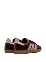 adidas Samba OG Maroon Sand Strata Pony - Image 5