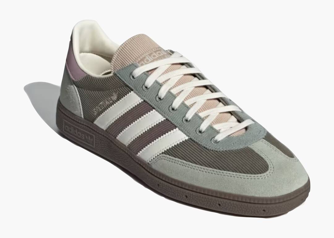 Adidas Handball Spezial Green Silver Magic Mauve - Image 2