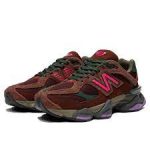 New Balance 9060 Rich Oak Burgundy - Image 2